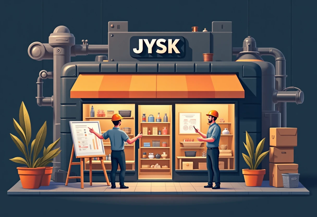 JYSK retail store interior