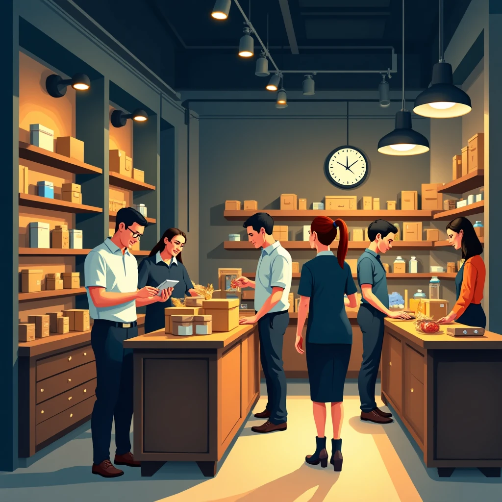 Engaging in retail sales