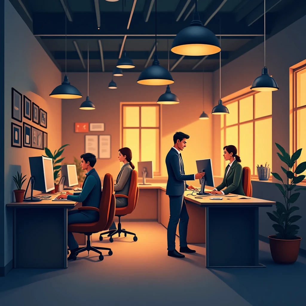 In-office sales environment