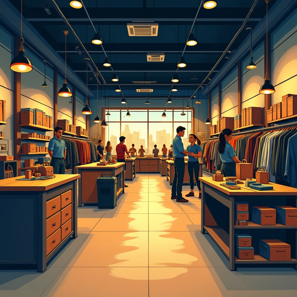 Upscale retail sales