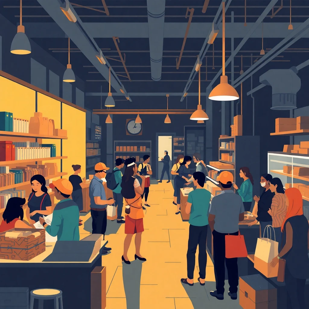 Dynamic retail scene