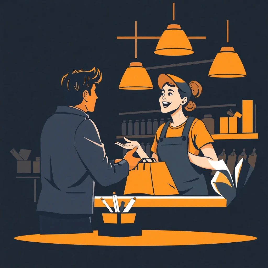 Engaging retail sales interaction