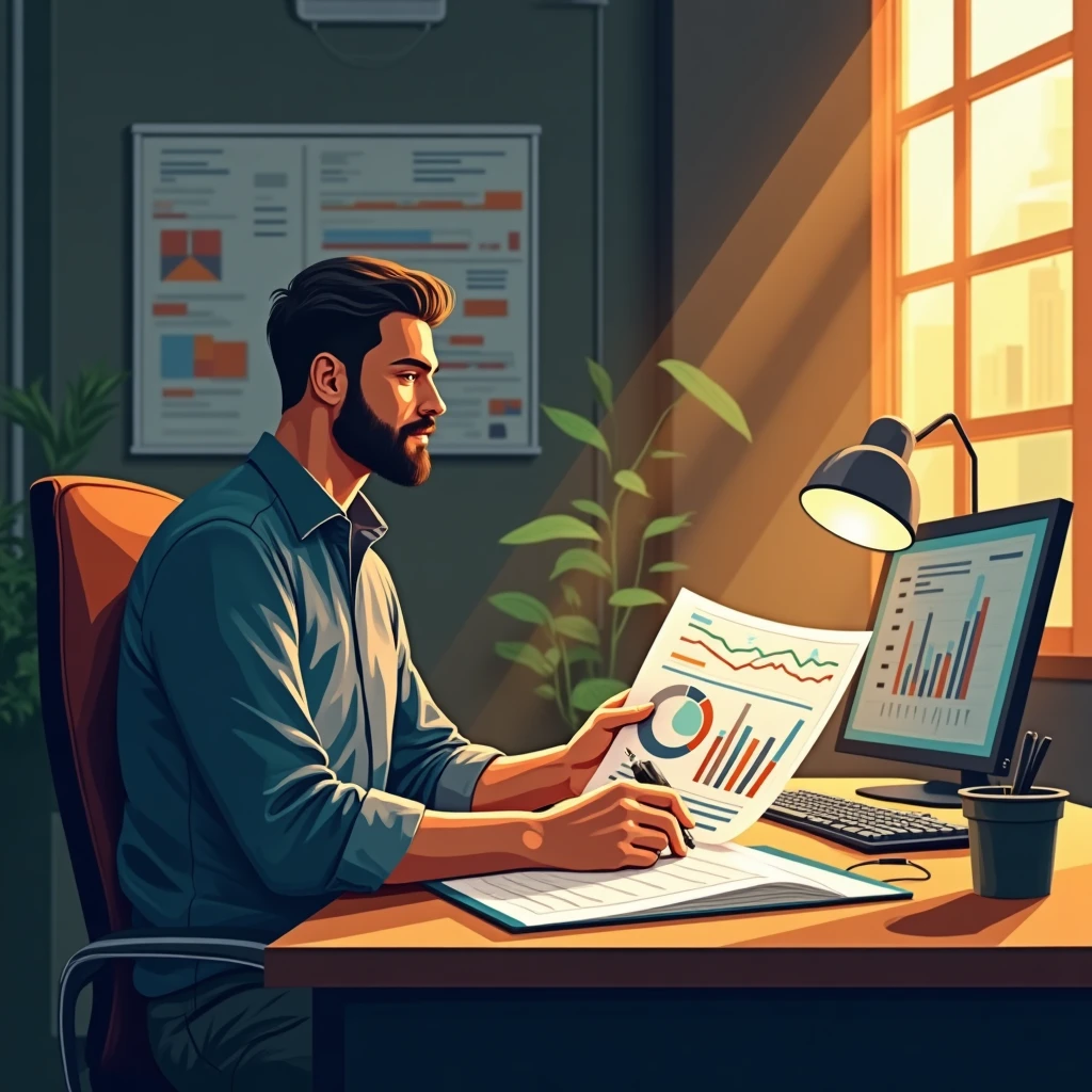 Reviewing sales data