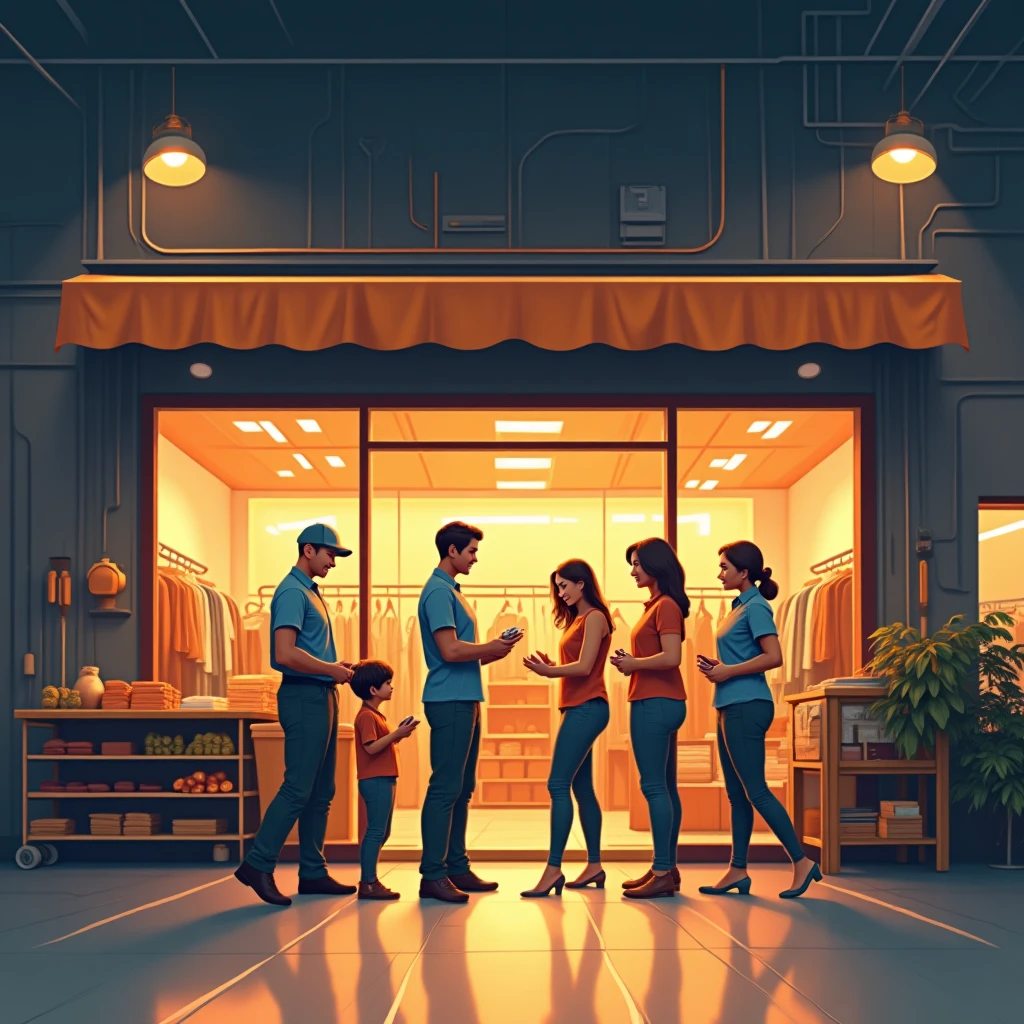 In-store sales environment