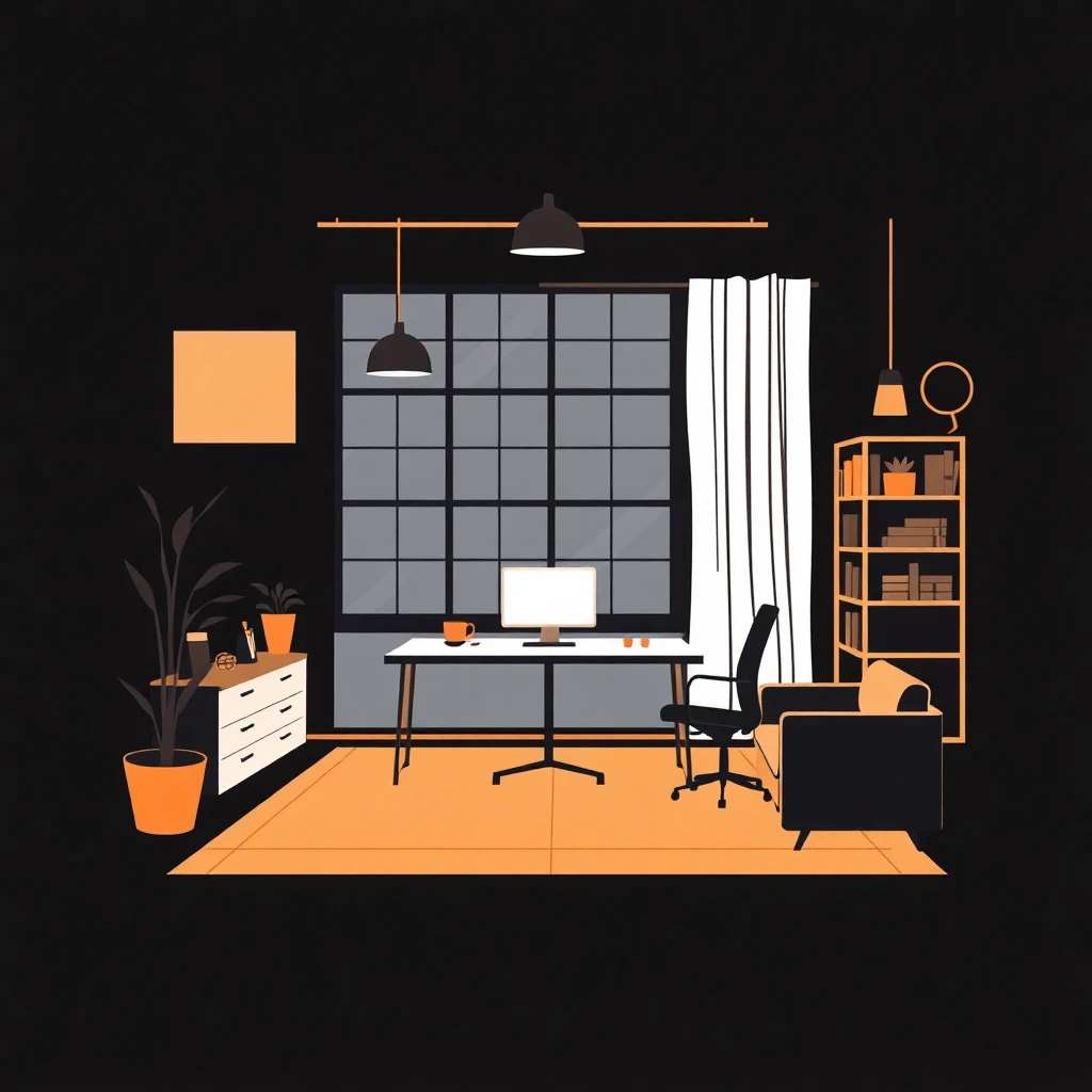 Home office setup