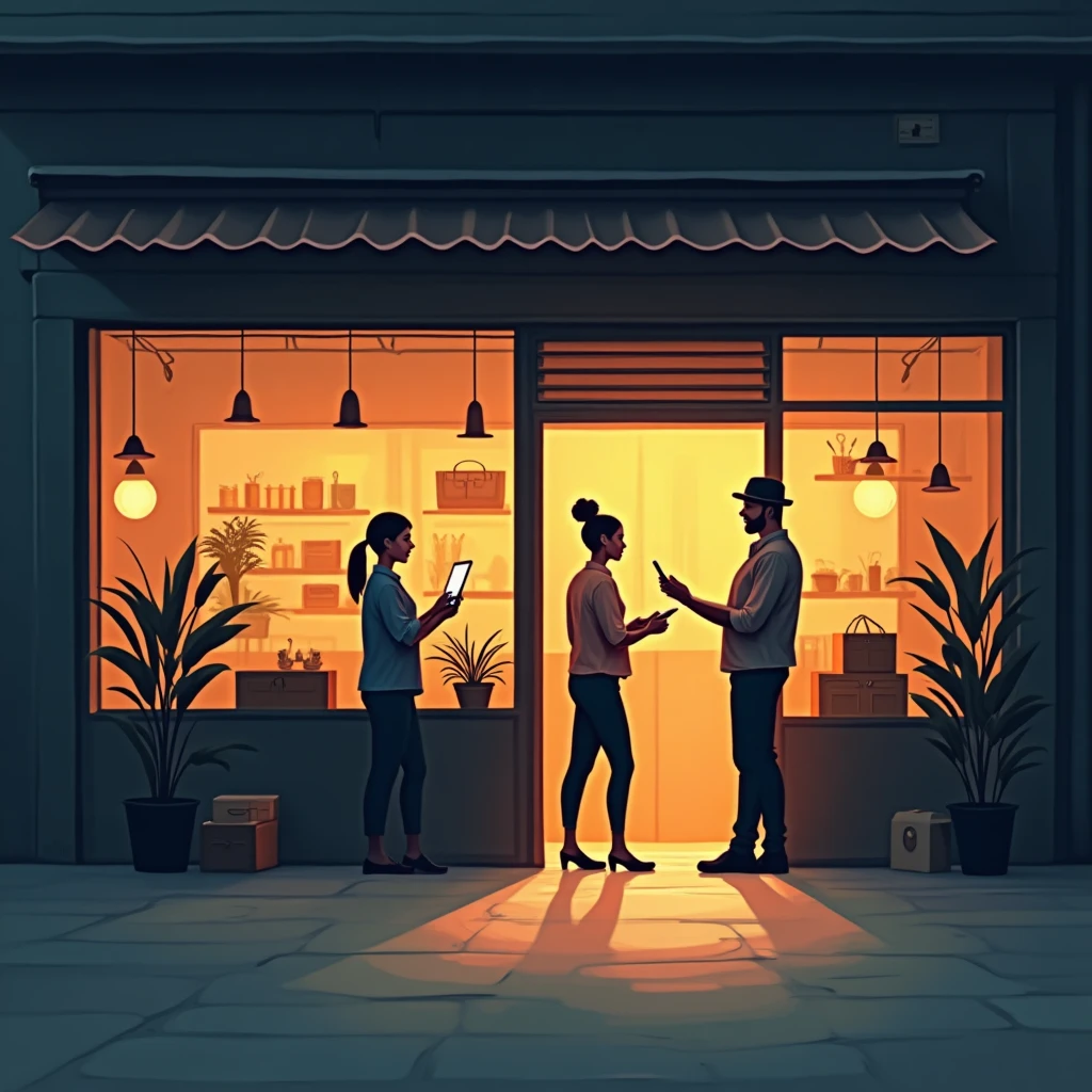Relaxed retail environment
