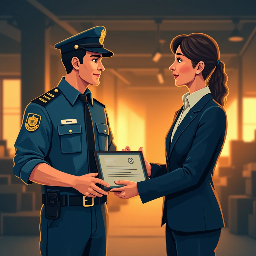 Security officer promotion