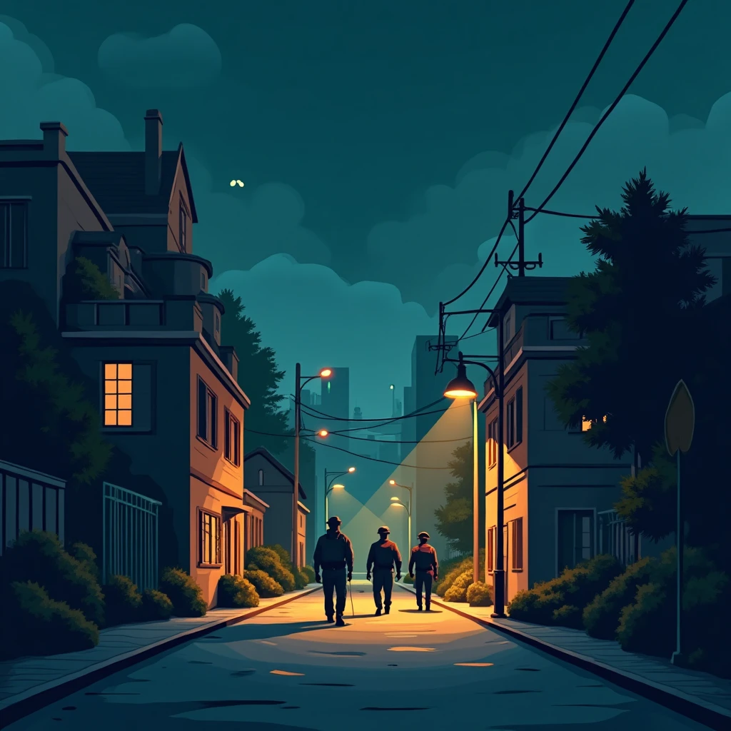 Night security patrol