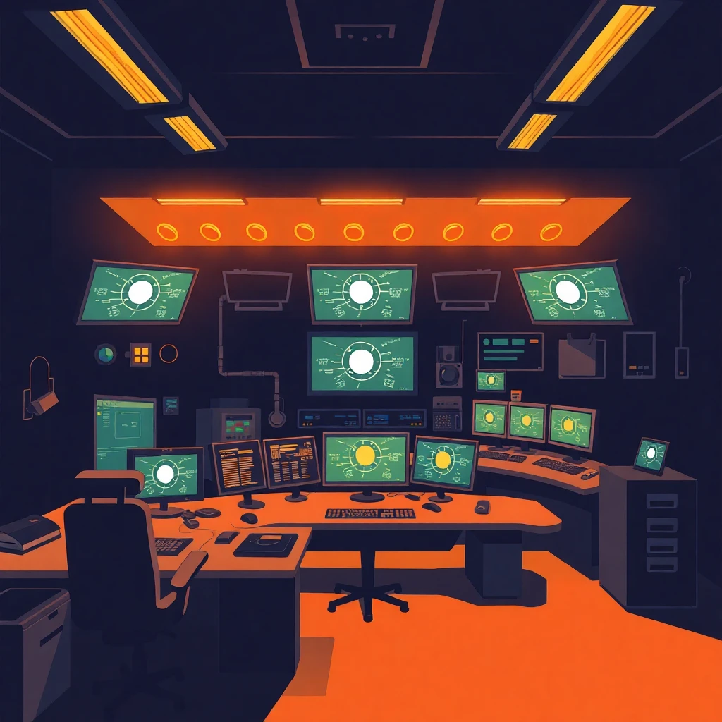 High-tech security environment