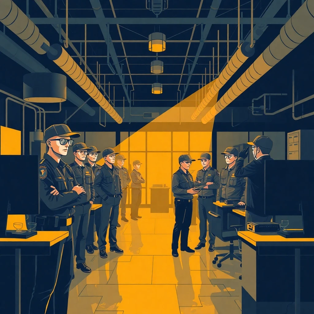 On-site security team