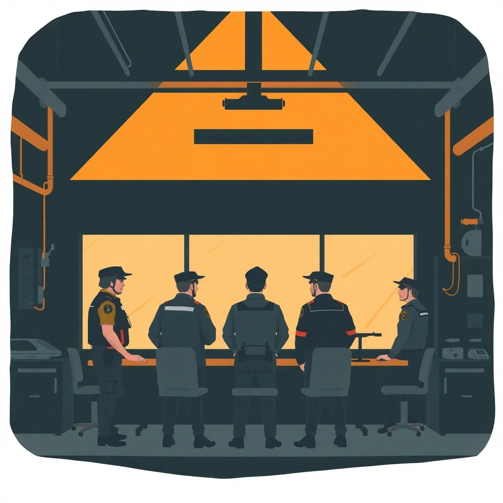 Security team briefing