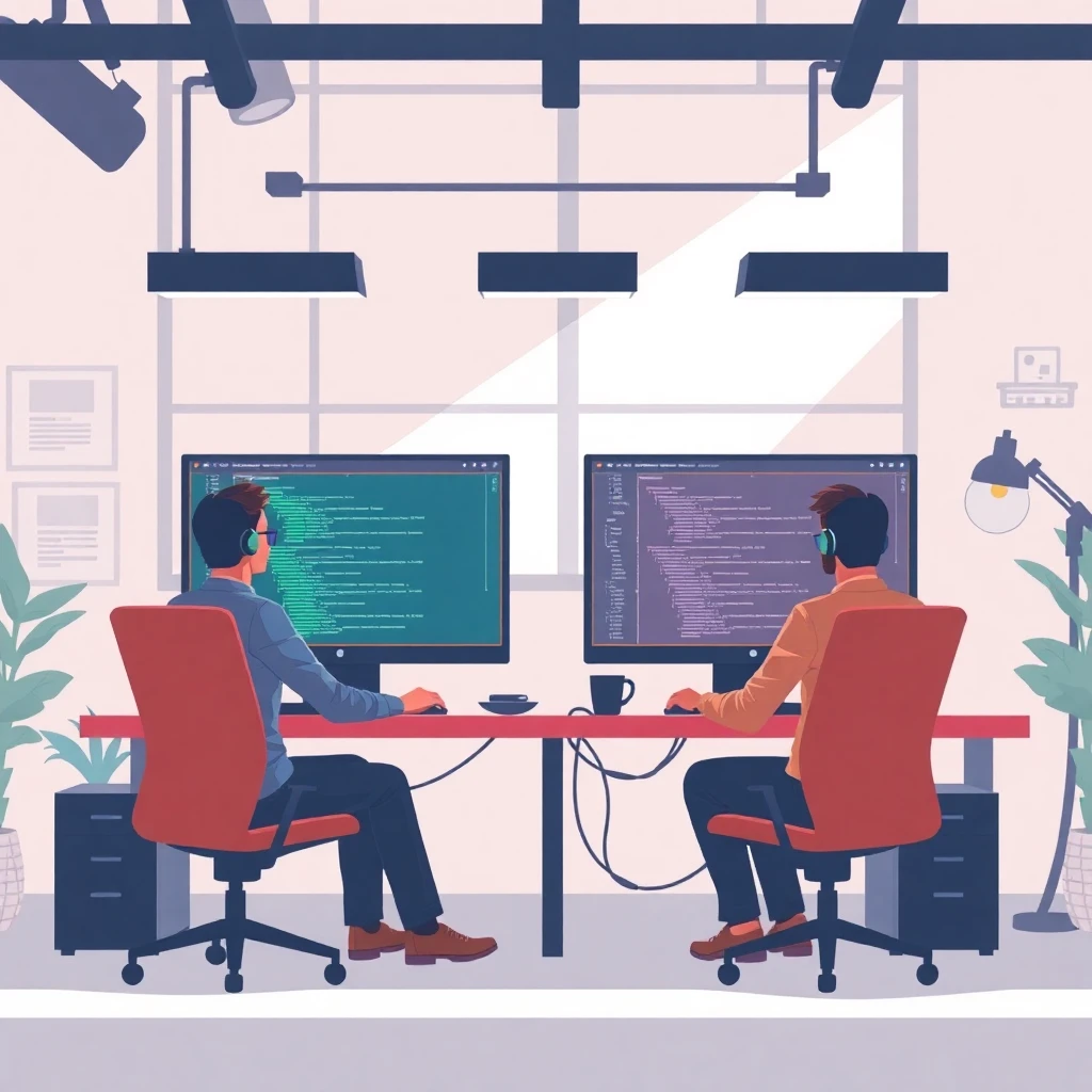 Remote work setup