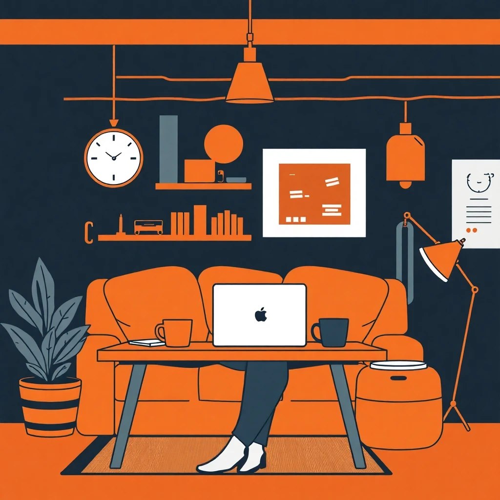 Remote work setup