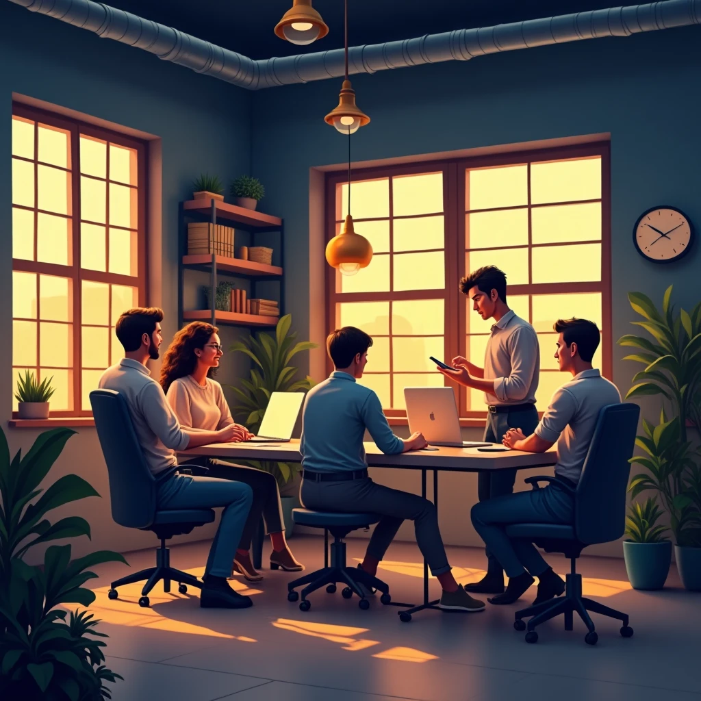 Collaborative software development team