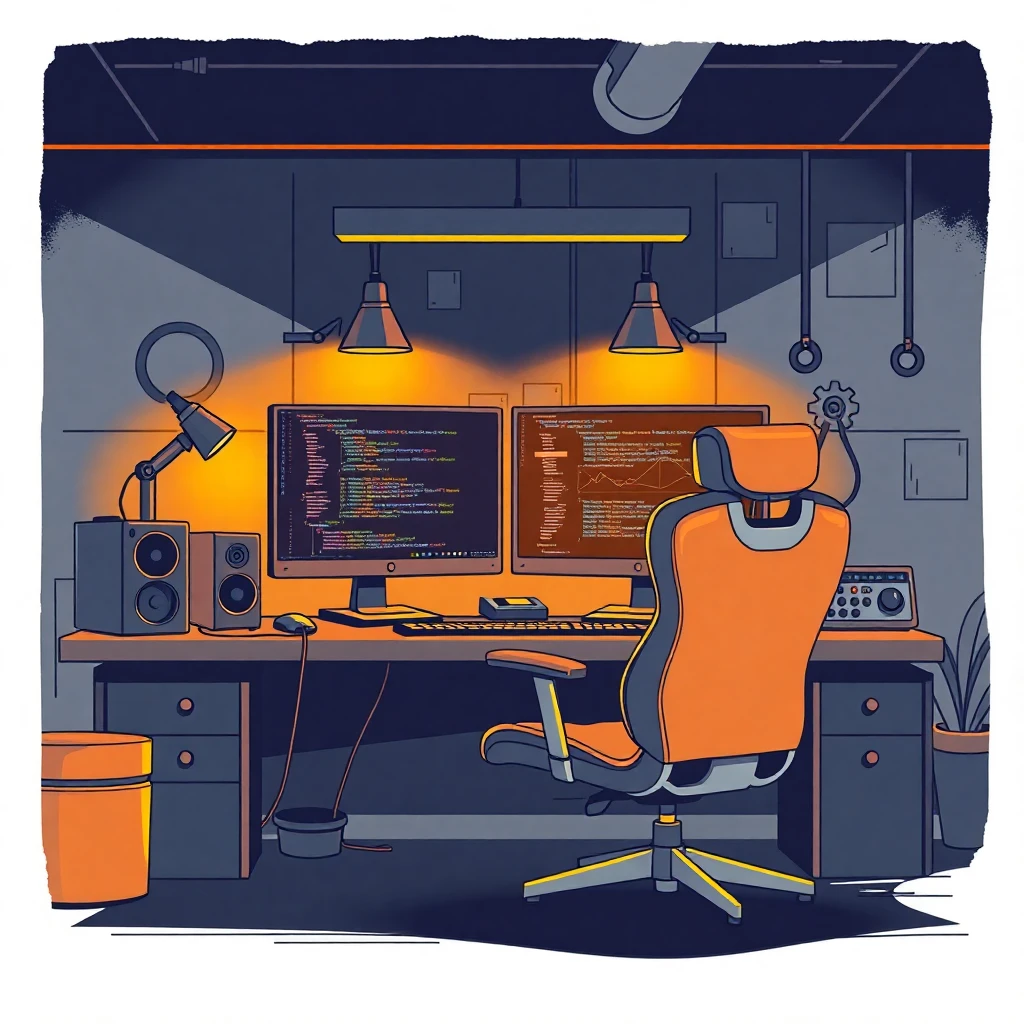 High-end remote work setup