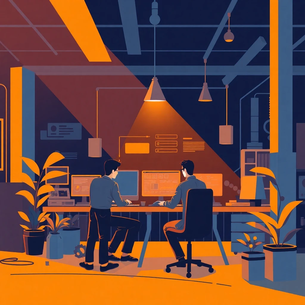 Experienced developers at work