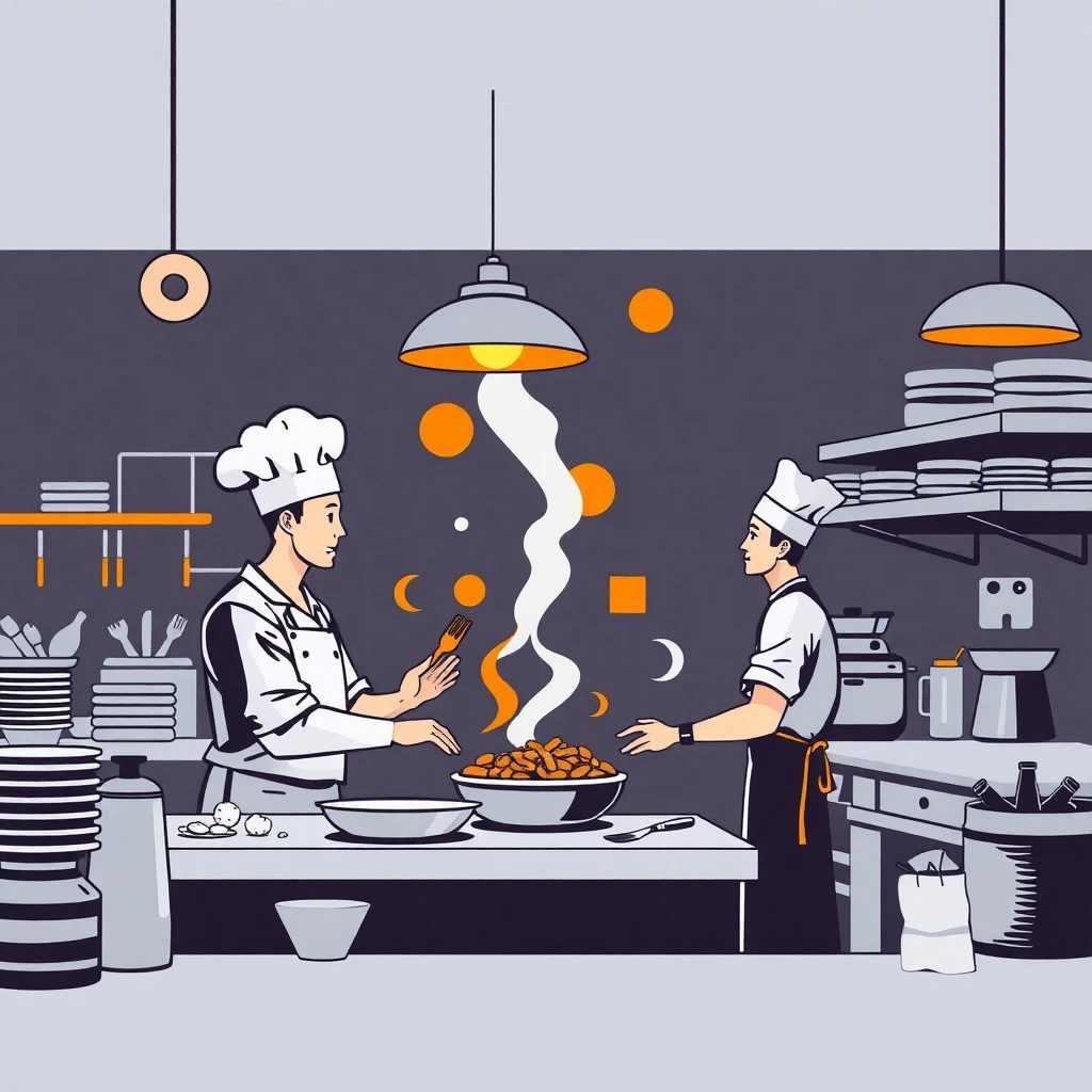 Chef-Kok and Sous Chef in action