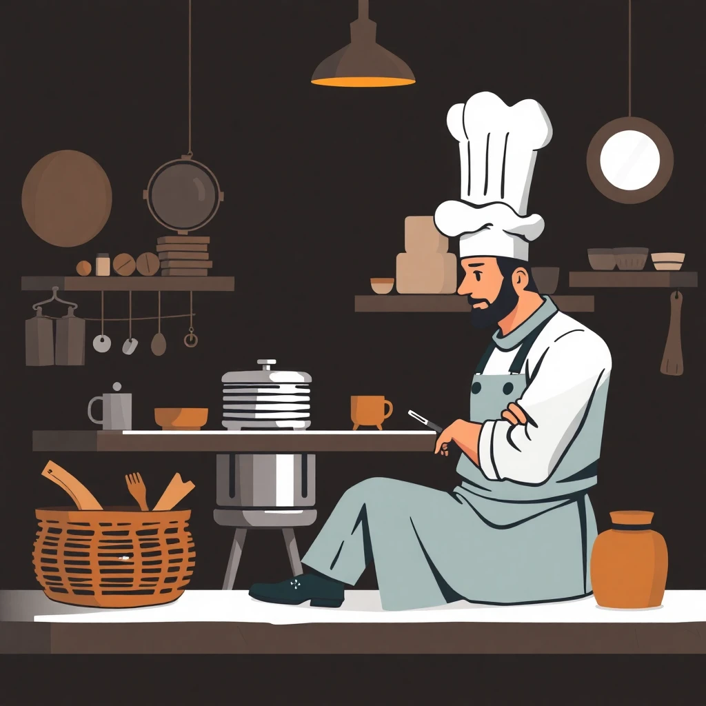 Chef enjoying a work-life balance