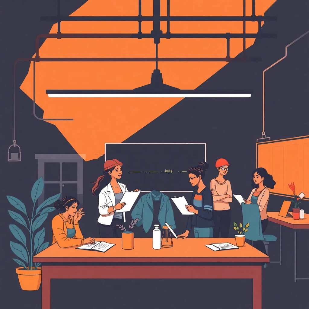 Teachers collaborating