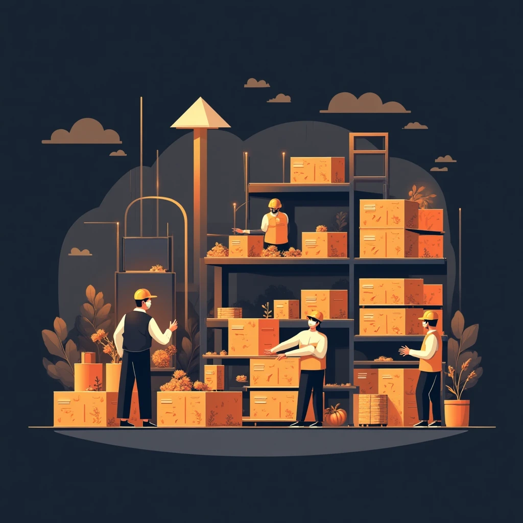 Warehouse job scene