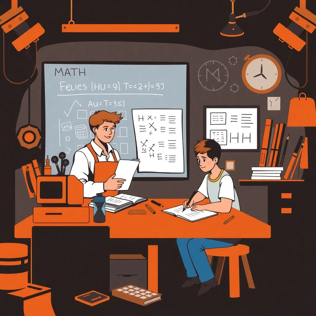 Math tutoring session