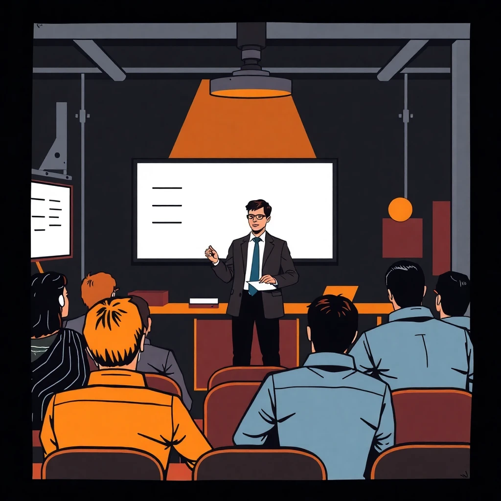Professional educator in action