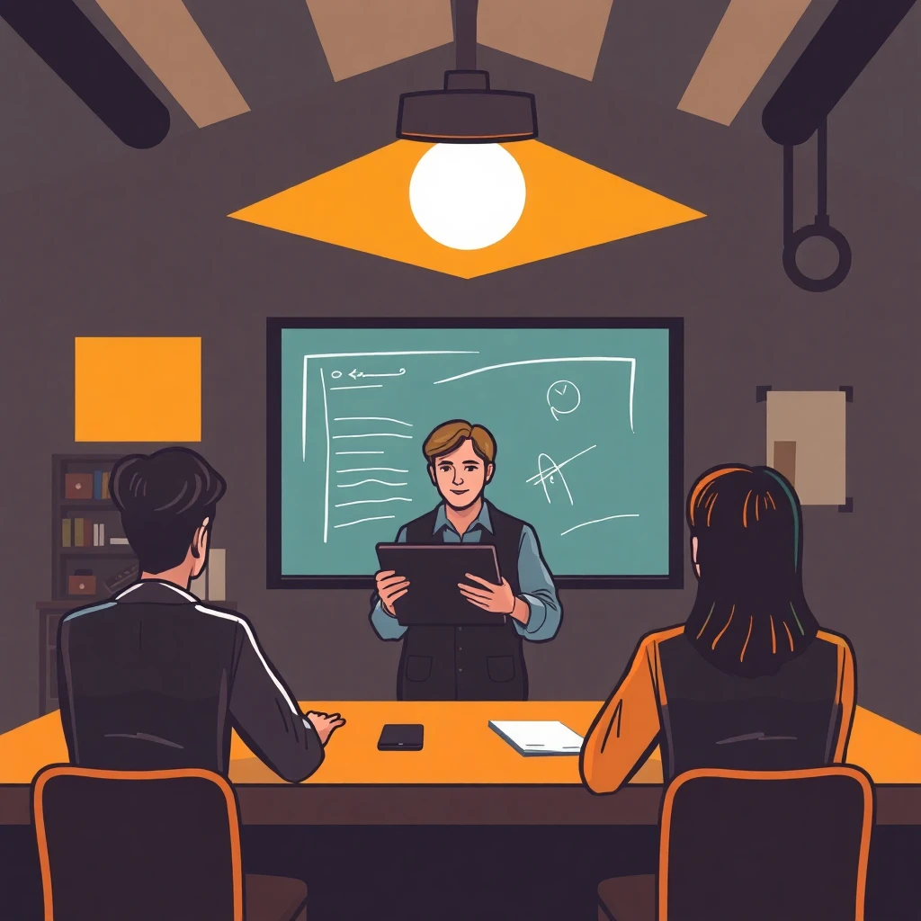 Hybrid teaching setup