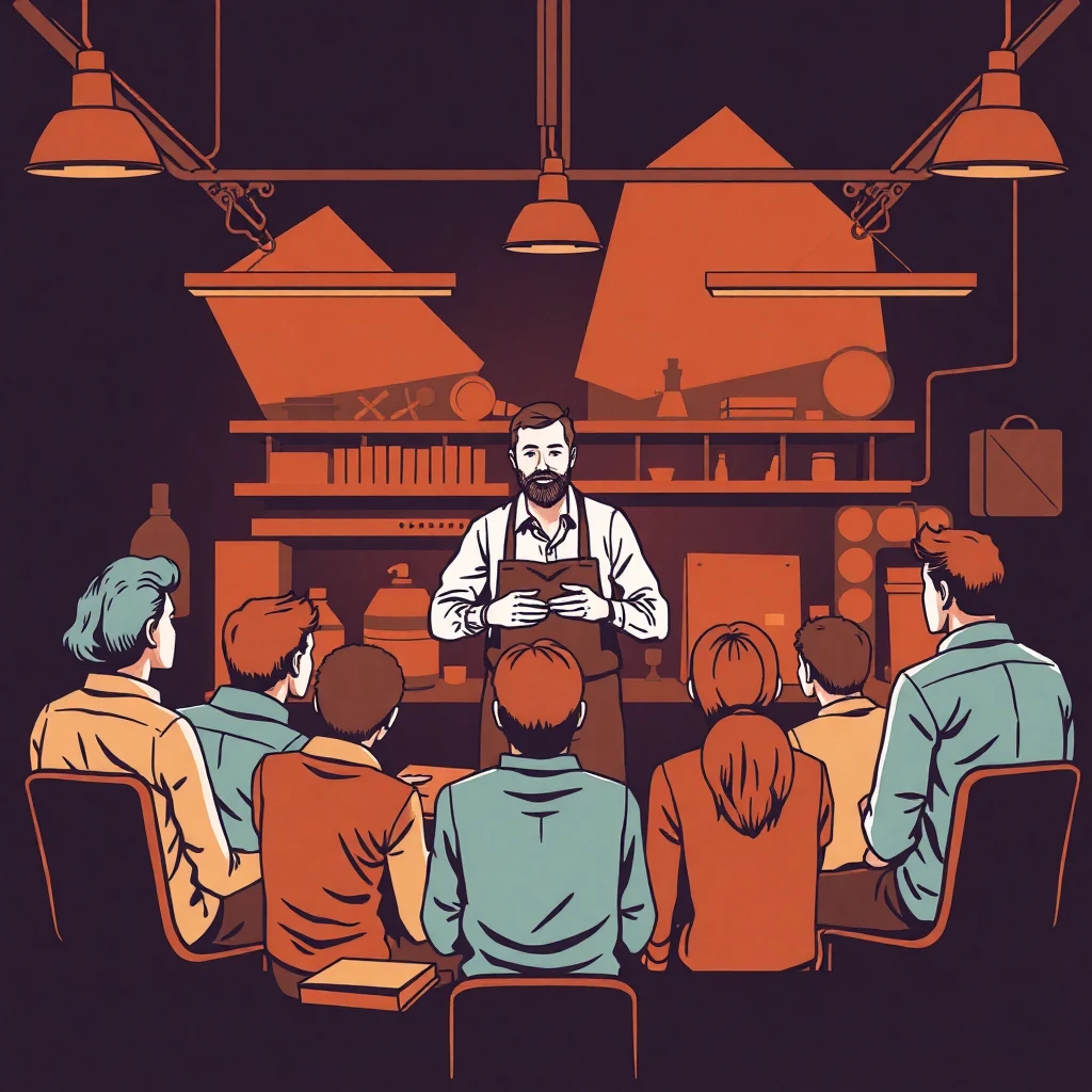 Leading an educational workshop