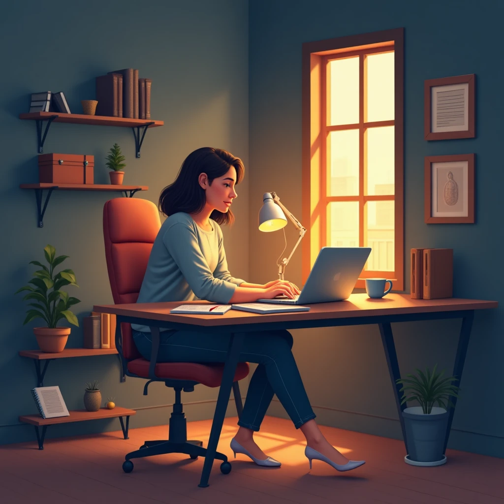 Setting up a flexible home office