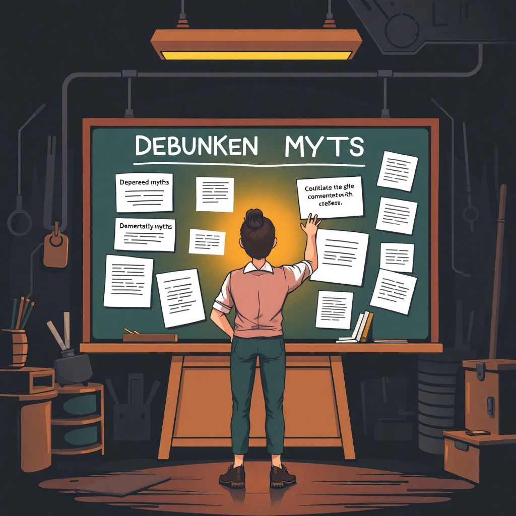 Teacher debunking myths