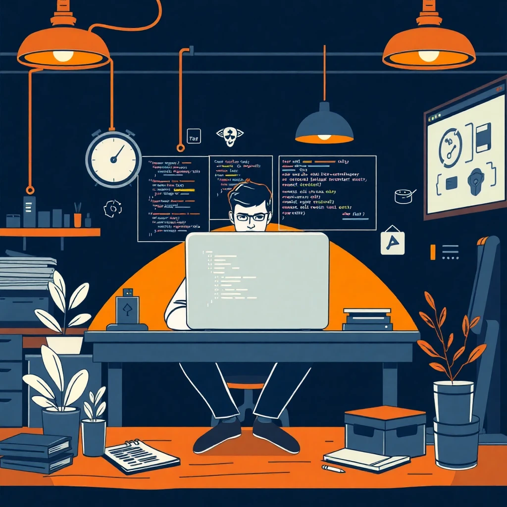 Developer at work