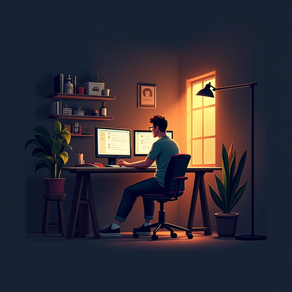 Flexible tech work setup