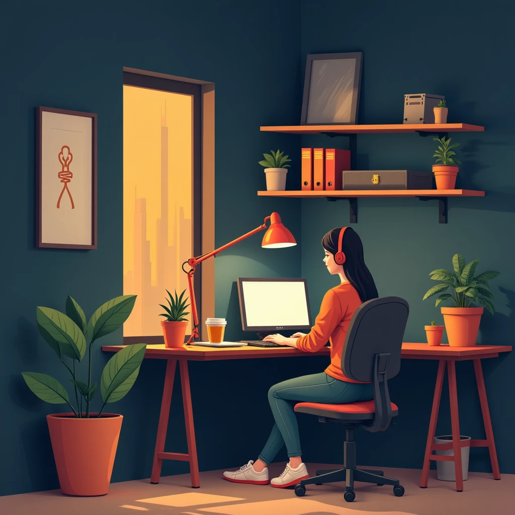 Trabajo remoto desde casa