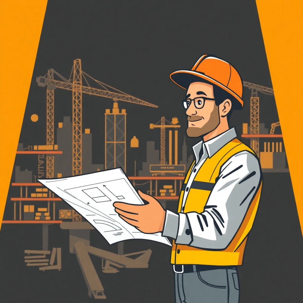 Project manager at work