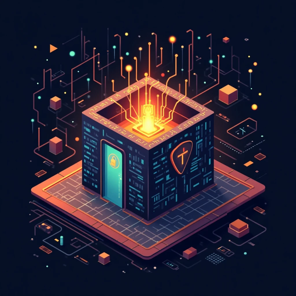 Cybersecurity illustration
