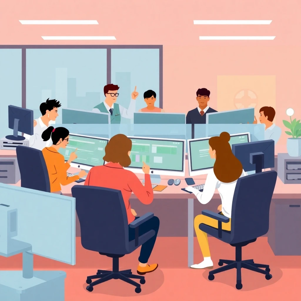 Collaborative IT support team