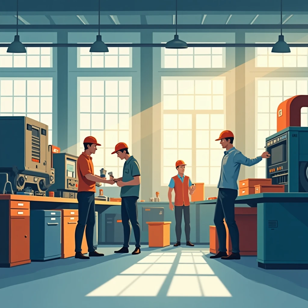 Daytime manufacturing job environment