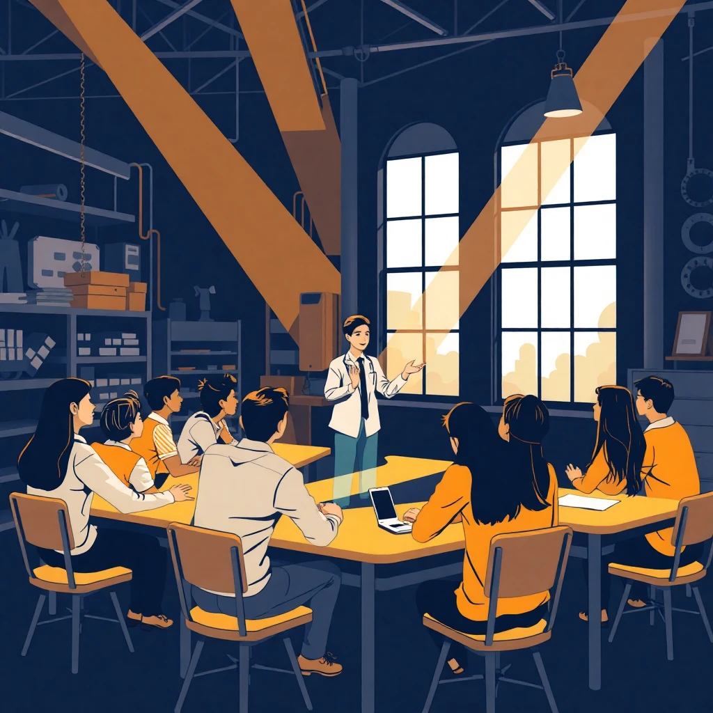 Traditional classroom setting