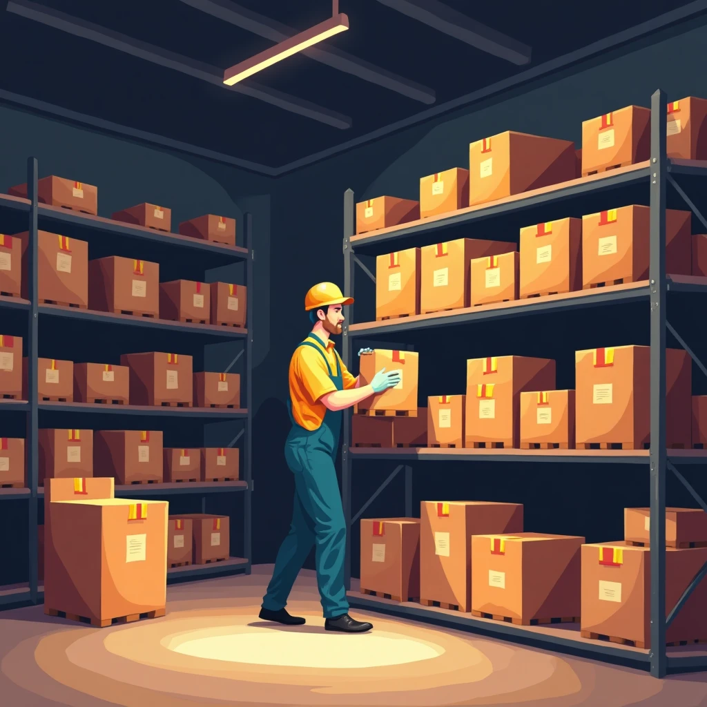 Efficient warehouse organization