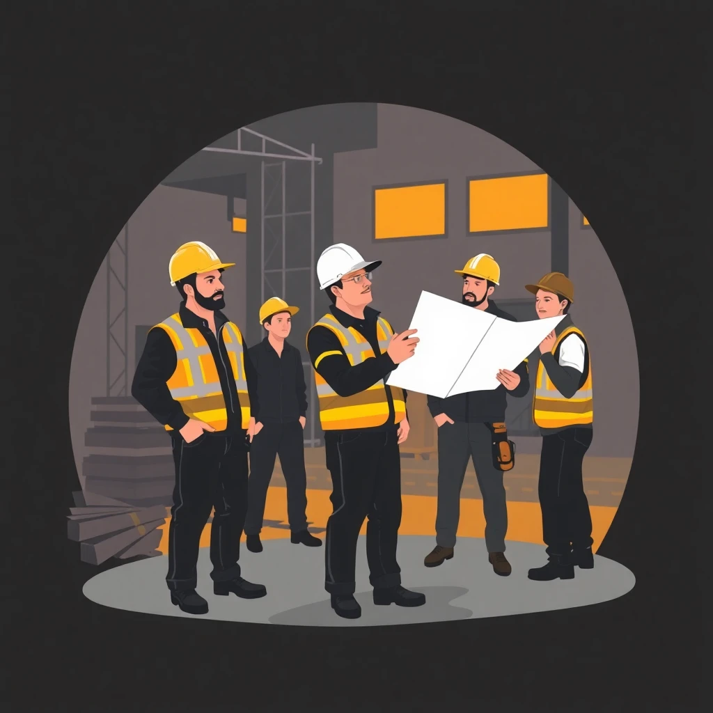 Construction team planning