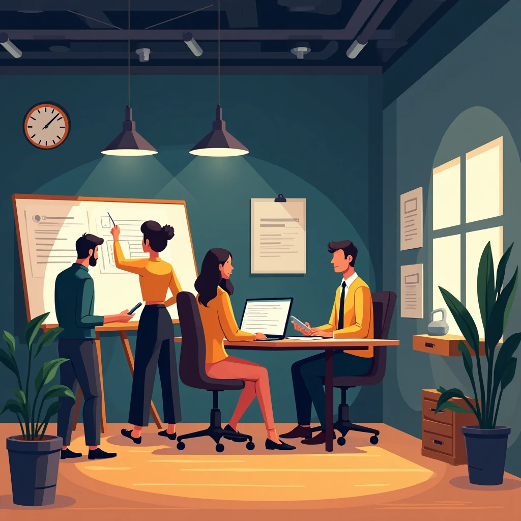 Entry-level tech team collaboration