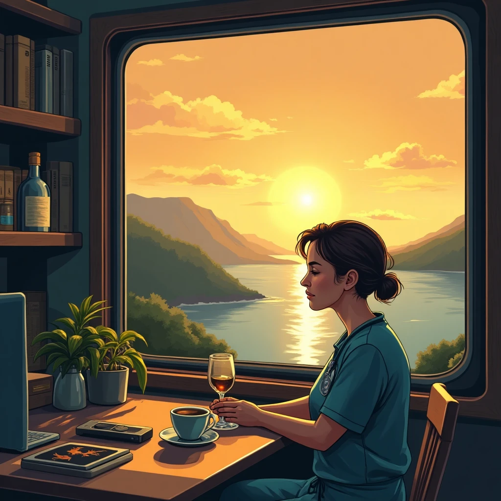 Travel nurse on break