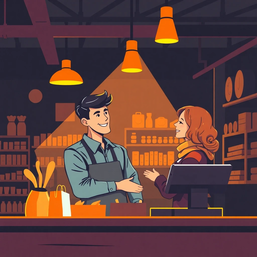Customer-focused retail role