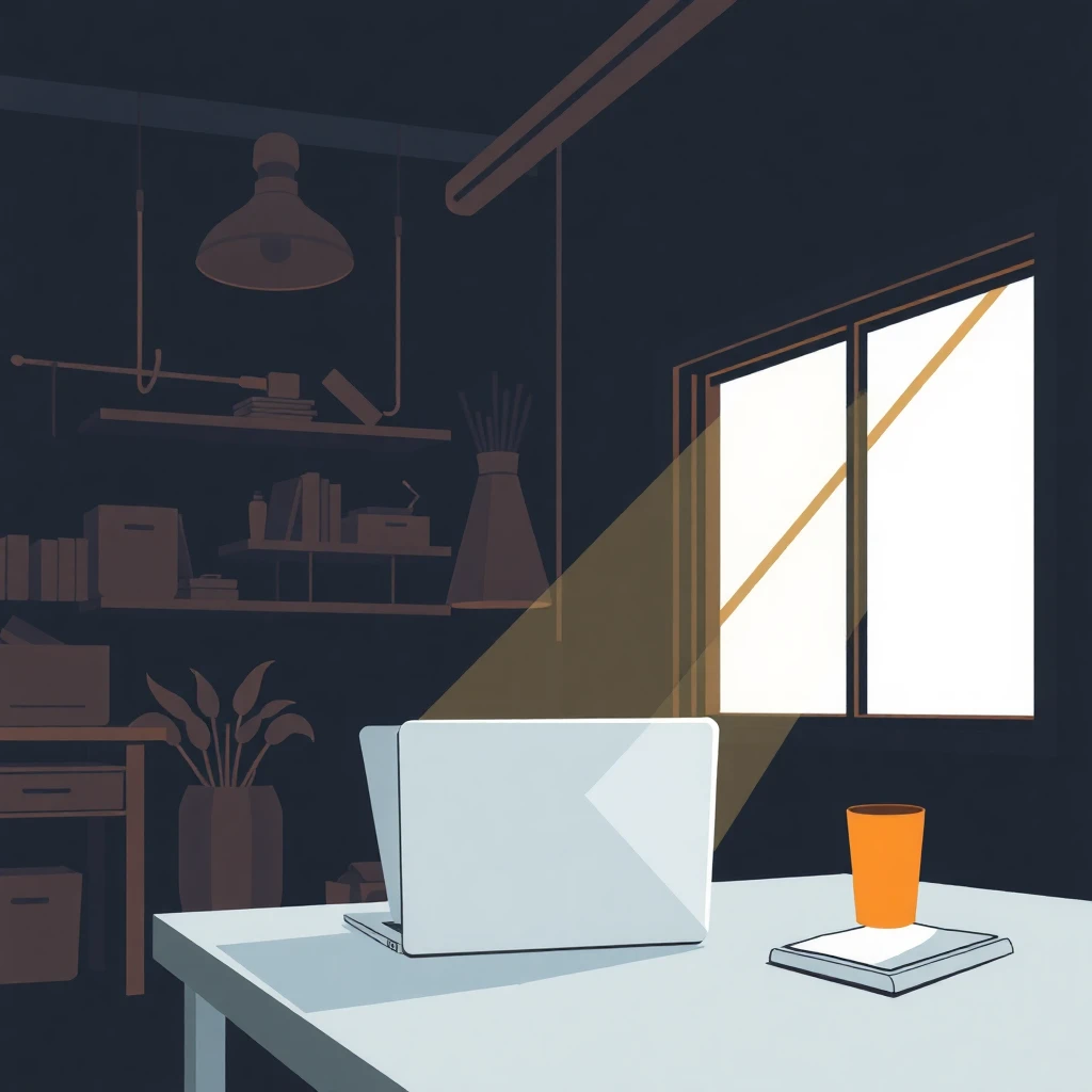 Remote work setup