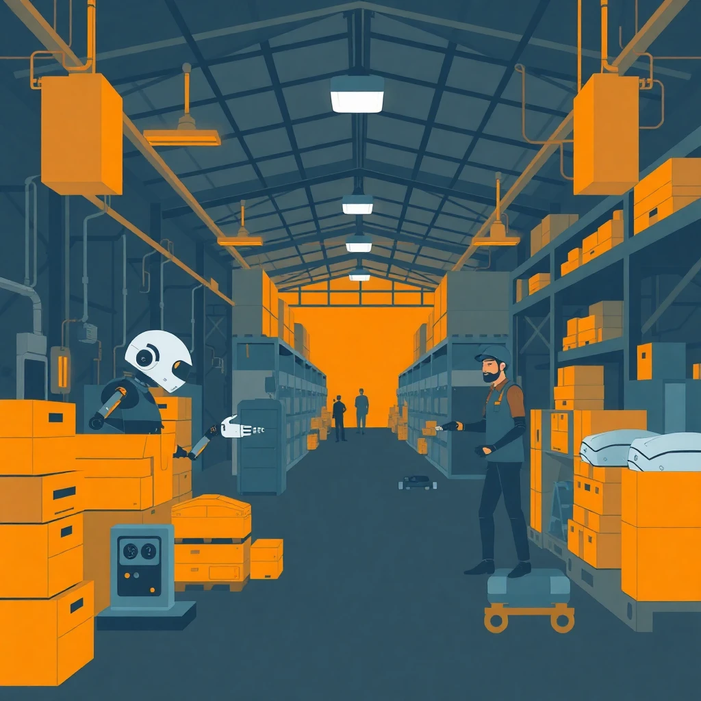 Tech-integrated warehouse