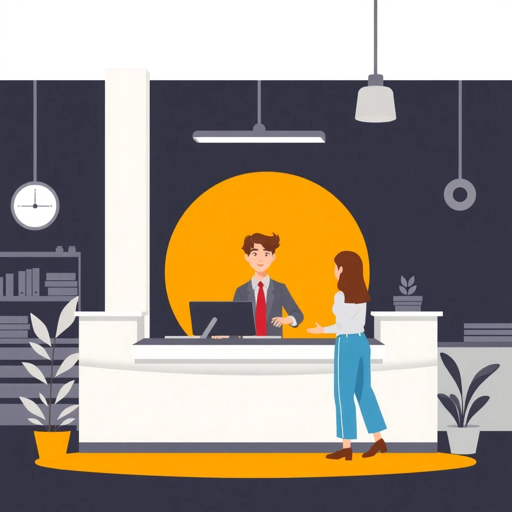 Entry-level reception role