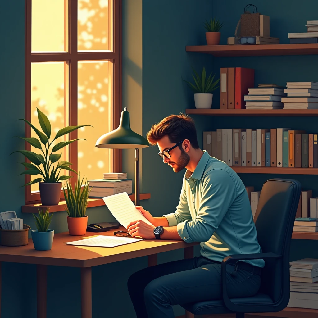 Home office setup