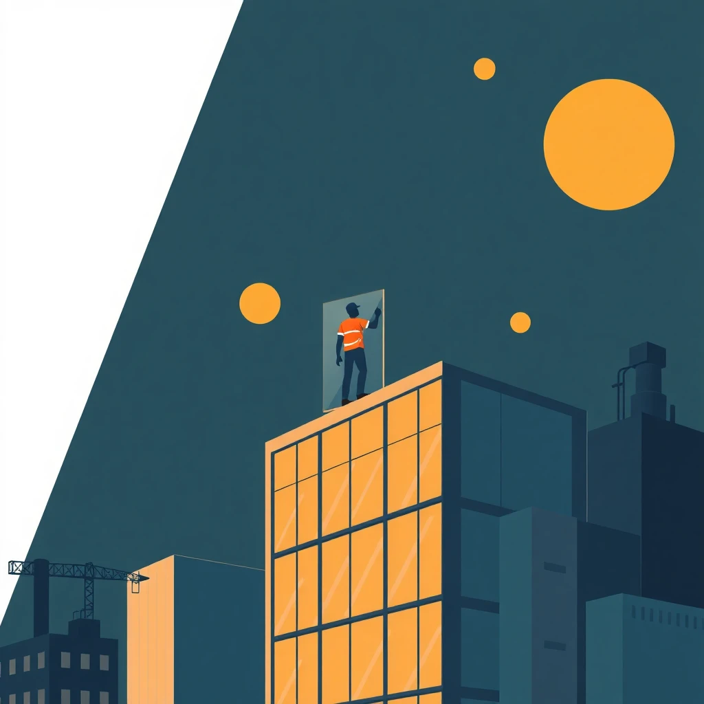 Outdoor cleaning with a view