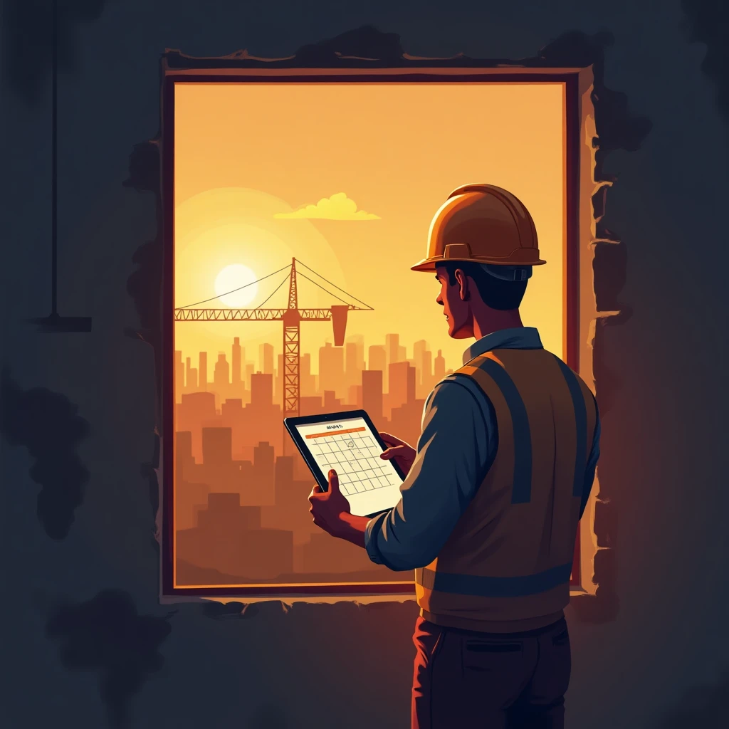 Flexible work schedule in construction