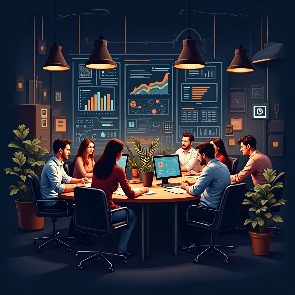 Data analysts in action